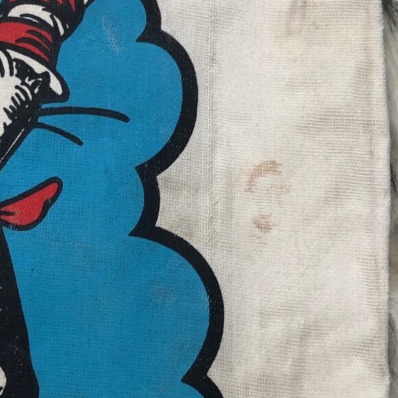 Vintage Dr. Seuss Cat in the Hat I Like To Read Mini Tote Bag - Picture 5 of 13